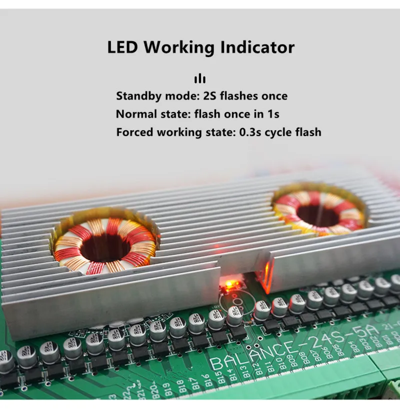 4S Heltec lifepo4 bms 24S 8A Active balancer Equalizer Lipo Battery Energy Capacitor bms 8S 10S 12S 16S 20S