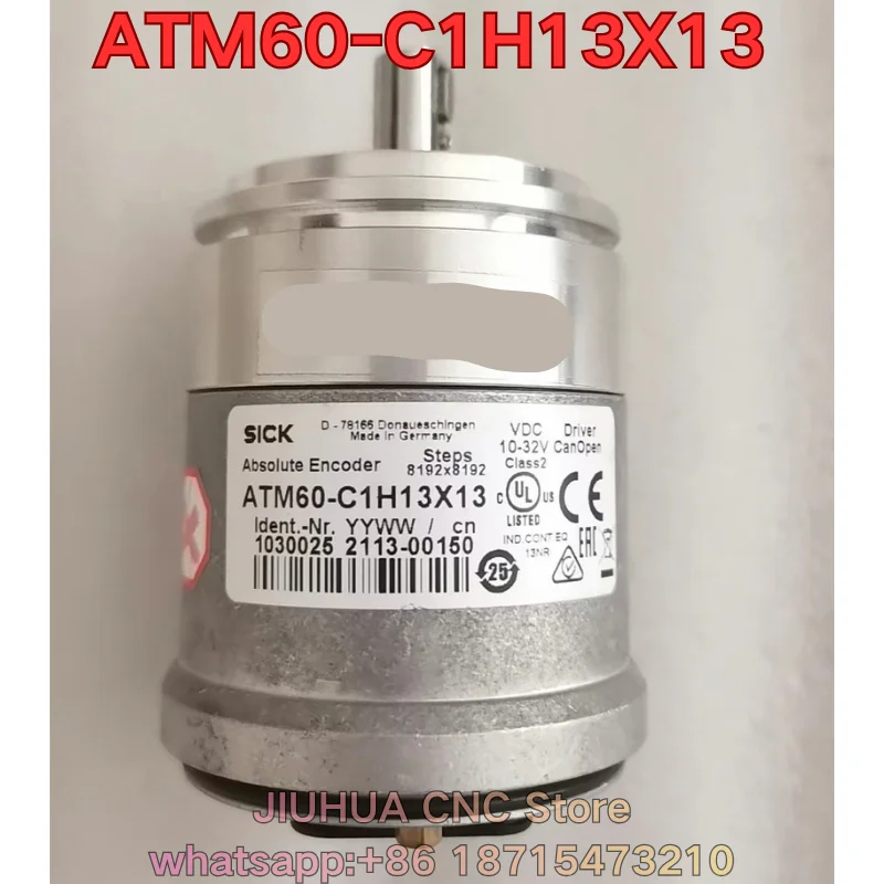 Second-hand ATM60-C1H13X13 encoder, functional test normal, brand new also available.