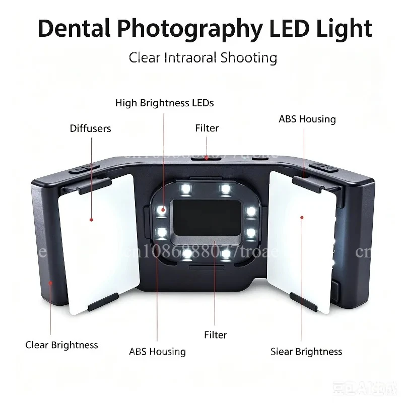 Intraoral Photography LED Dental Fill Light German Standard Orthodontic Oral Photo Flash Lamp Dental Clinic Equipment Accessory