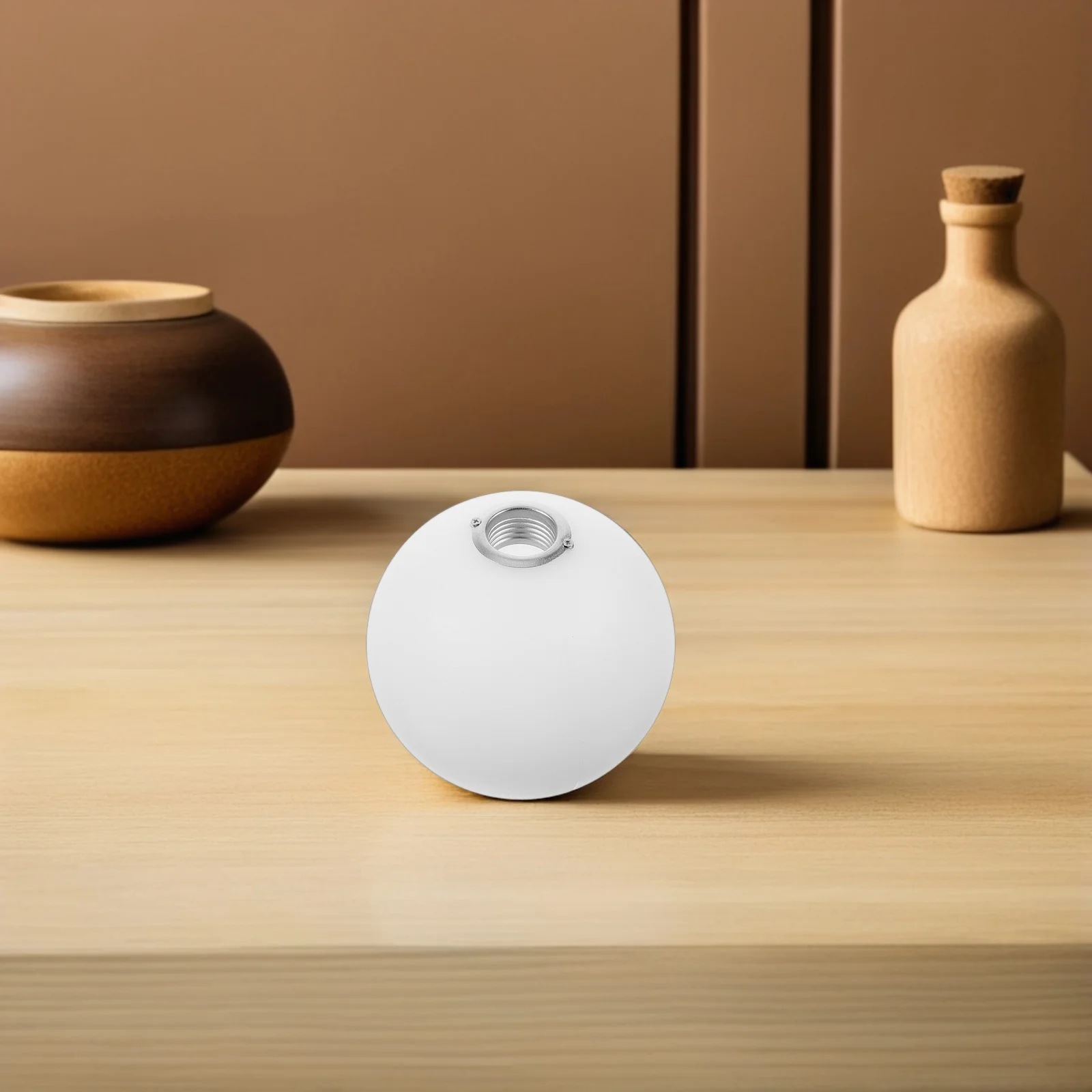 

2pcs Round Globe Lamp Shade Acrylic Ball Light Shade Replacement For G9 Floor Lamp Soft Non-Glaring Diffuser For Bedroom