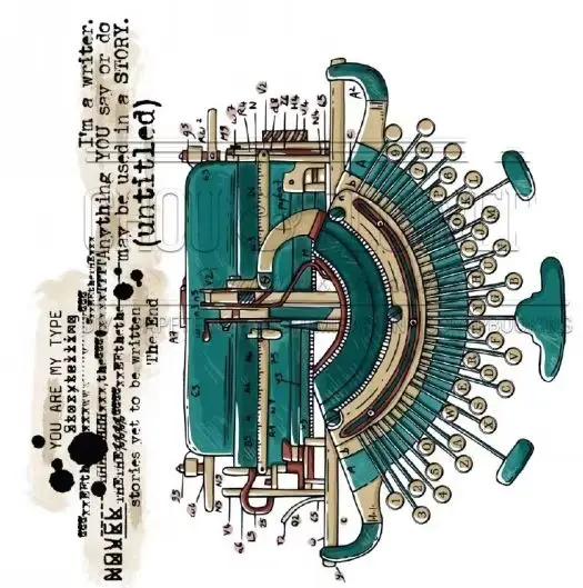 لغة الآلة شفافة سيليكون المطاط ختم ورقة تتشبث سكرابوكينغ DIY بها بنفسك لطيف نمط ألبوم صور الدانتيل القرطاسية