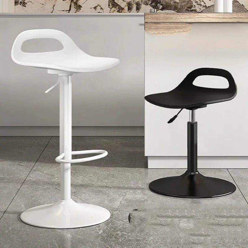 Luxury White Bar Stool Minimalistic Relaxing Modern Swivel Lounge Bar Chairs Ergonomic Design Taburete Alto Unique Furniture