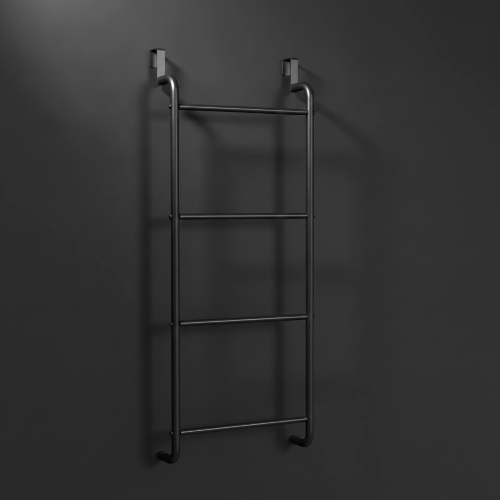 Over-the-Door Hanging Rack Space-Saving Ladder Rack with Hooks over-the-Door Organizer Heavy-Duty Hanger Long-Lasting