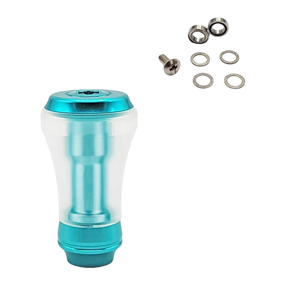 Gold Red Blue Silver PMMA Polymer Reel Knob For Daiwa for tatula For Stradic Luvlas Baitcasting CNC Aluminum Alloy Components