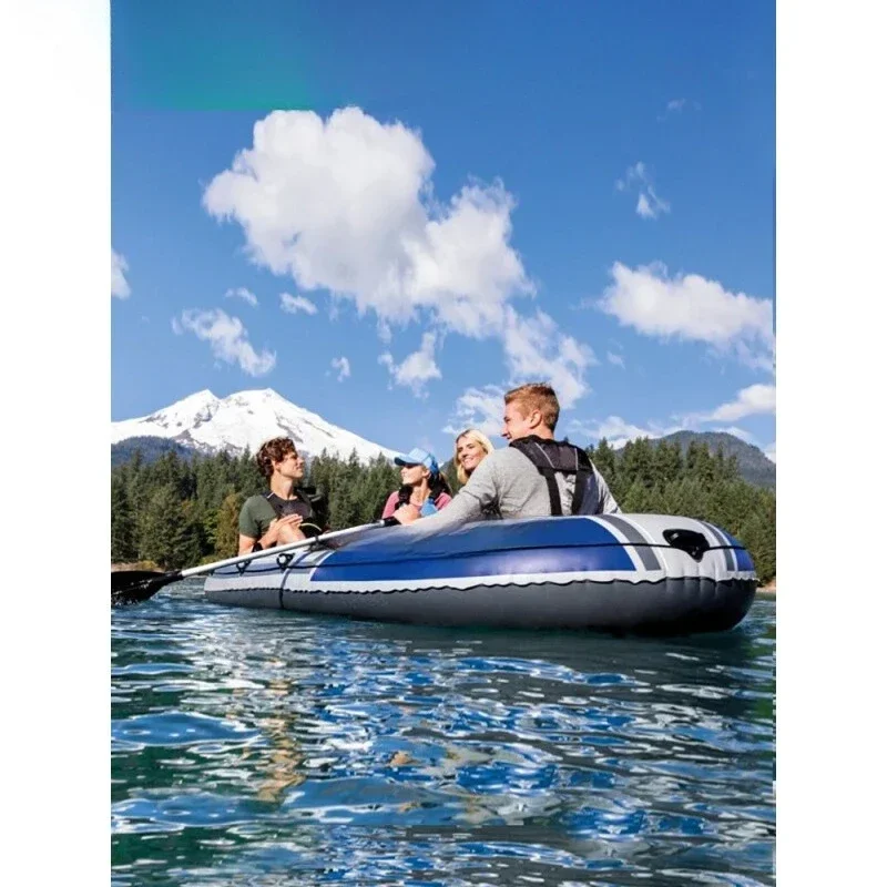 Wear-resistant five-person kayak inflatable boats rubber boat thickened fishing boat enlarged outdoor assault boats