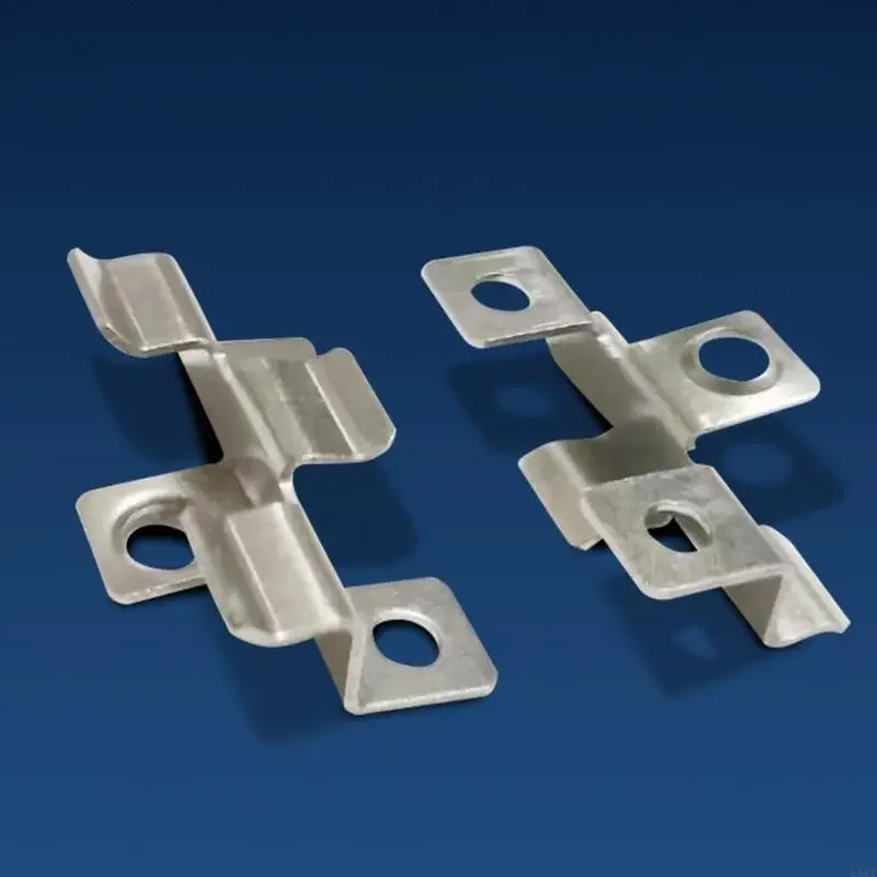 E5BE 100Pieces Concealed T Clip With Stainlesses Steel Screws for Composites Decks Use