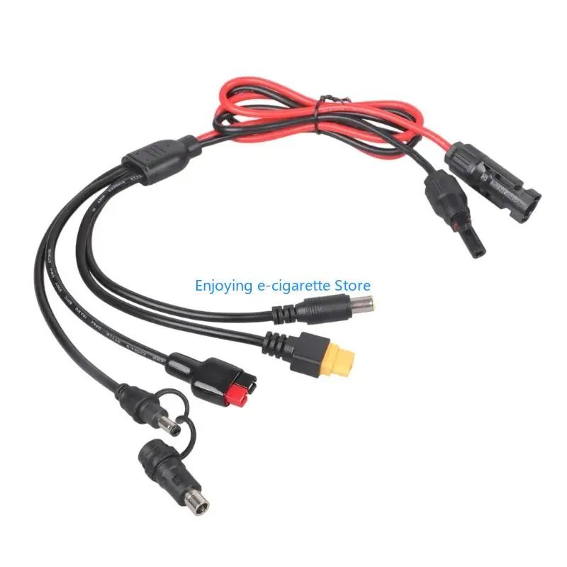 Solar Panel Charging Cable Featuring XT60 Female DC7909 DC5521 Port Enhances Connection And Power Supply Y4QF