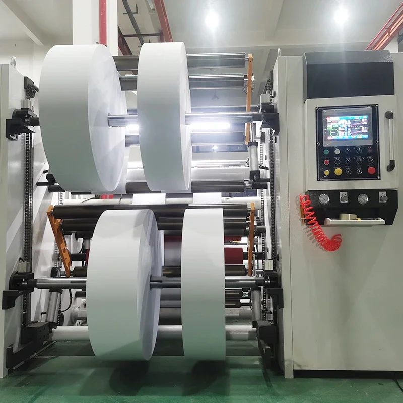 Customized Plastic Film Slitting Rewinding Machine Jumbo Roll Slitter Rewinder for Packaging Film Paper Slitter Rewinder