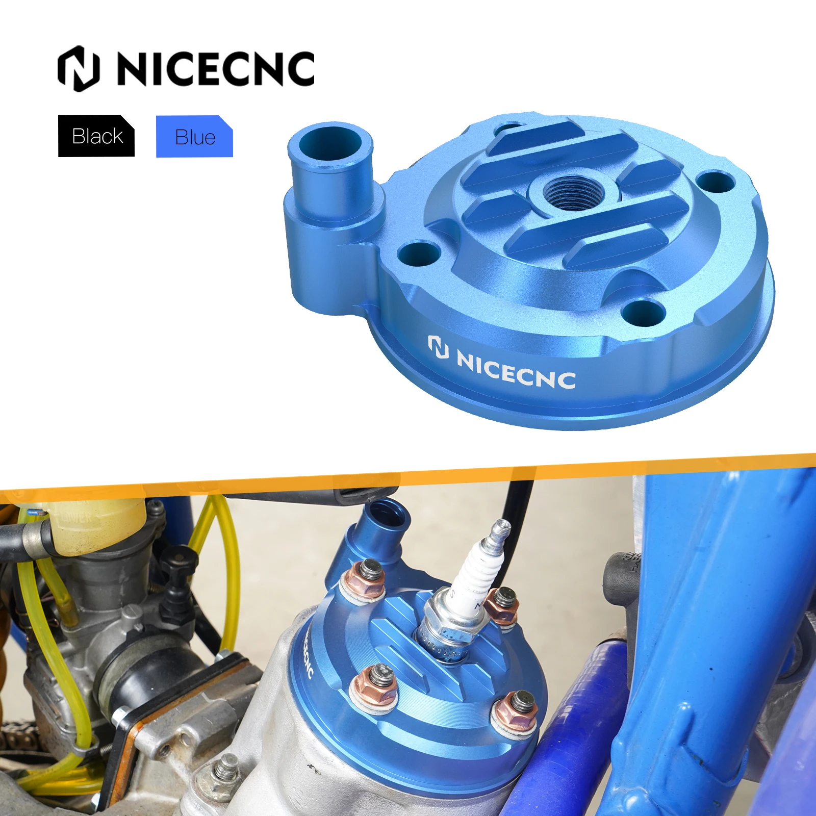 

NICECNC Aluminum Cylinder Head Cover Top Cap For Yamaha YZ85 2002-2018 2017 2016 2015 2014 2013 2012 Motorcycle Accessories