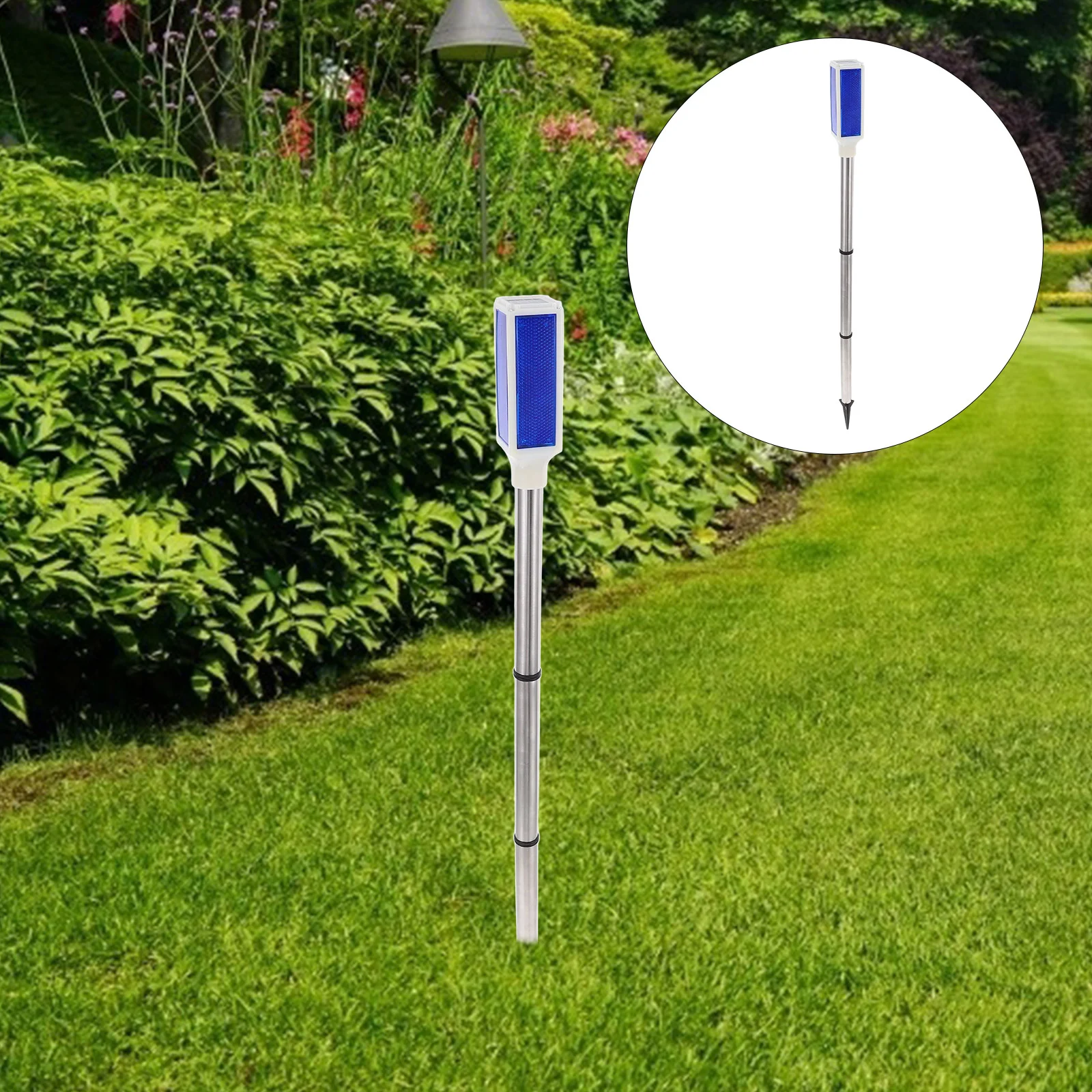 Solar Straßensperre Licht Auffahrt Marker Reflektierende Reflektor Lichter Signal LED Garten Reflektoren Landschaft