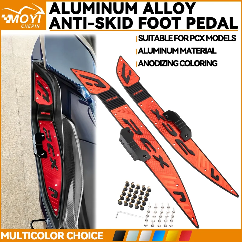 

Motorcycle Accessories for Honda PCX160 pcx 160 2020-2024 2023 2022 2021 Footrests Foot Pedal Footboard Foot Pegs Foot Pad Plate
