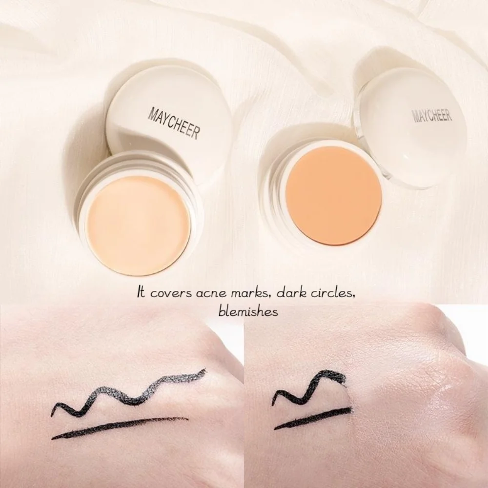 Concealer Foundation Dark Circles Blemishes Full Coverage Freckles Pimples Face Isolation Primer Long-Lasting Waterproof Makeup