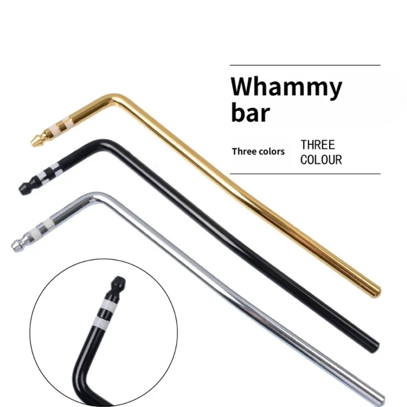 3Pcs 6mm Direct Insertion Electric Guitar Tremolo Arm Whammy Bar Crank Handle Tool Guitar Tremolo System Bridge Arm