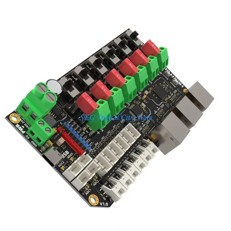 

U75B 6 Port USB2.0 Hub Hexa Distro Fusions Can2.0 для Voron Multy Head -принтеров