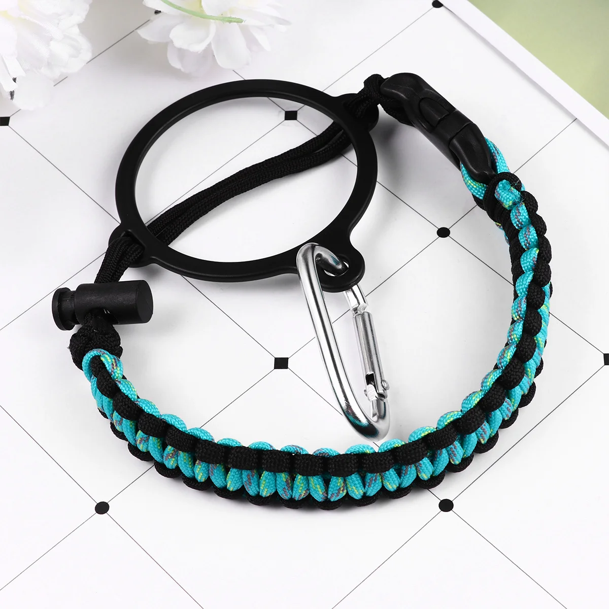 

2pcs Umbrella Rope Bottle Handle For Vacuum Cup 113Kg Tensile Strength Corrosion Resistant Outdoor Safety Strap Survival Rope