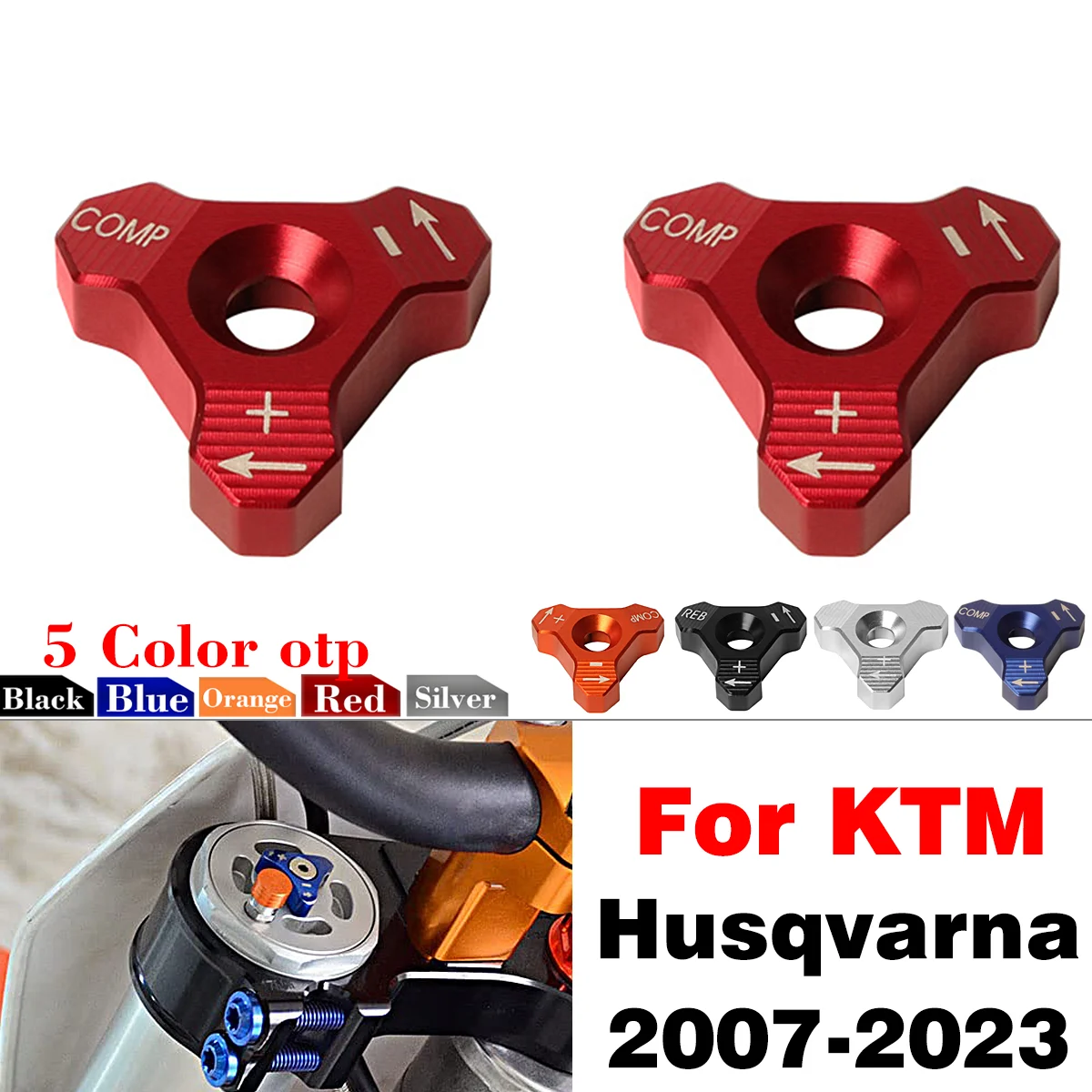 

Motorcycle 48mm Fork Shock Absorber Knob Adjuster Bolt For KTM 1050 1090 1190 Adventure R 2013-2018 1290 Super Adventure R 2018