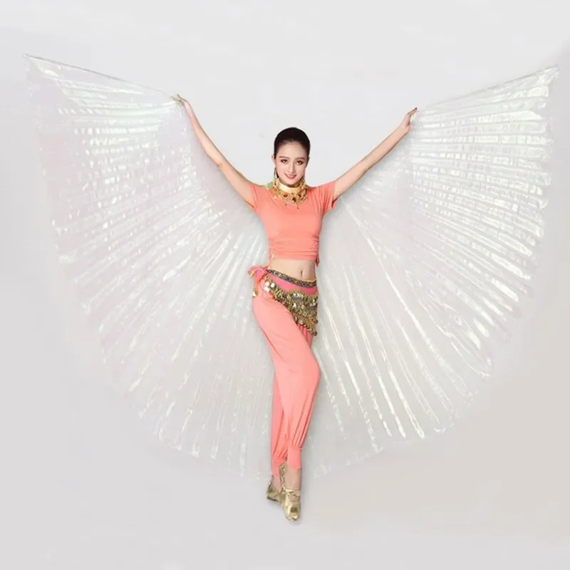 Hot Sell Cheap Women\'s Professional Belly Dance Costume Angle Isis Wings Gold   Open Isis Wings Adults No Stick