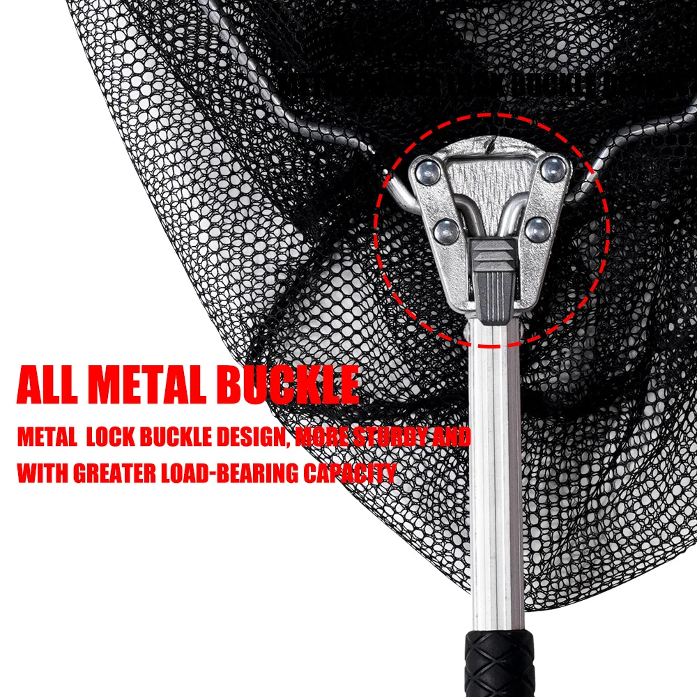 Red de pesca plegable ultraligera – Aluminio marino - imagen 4