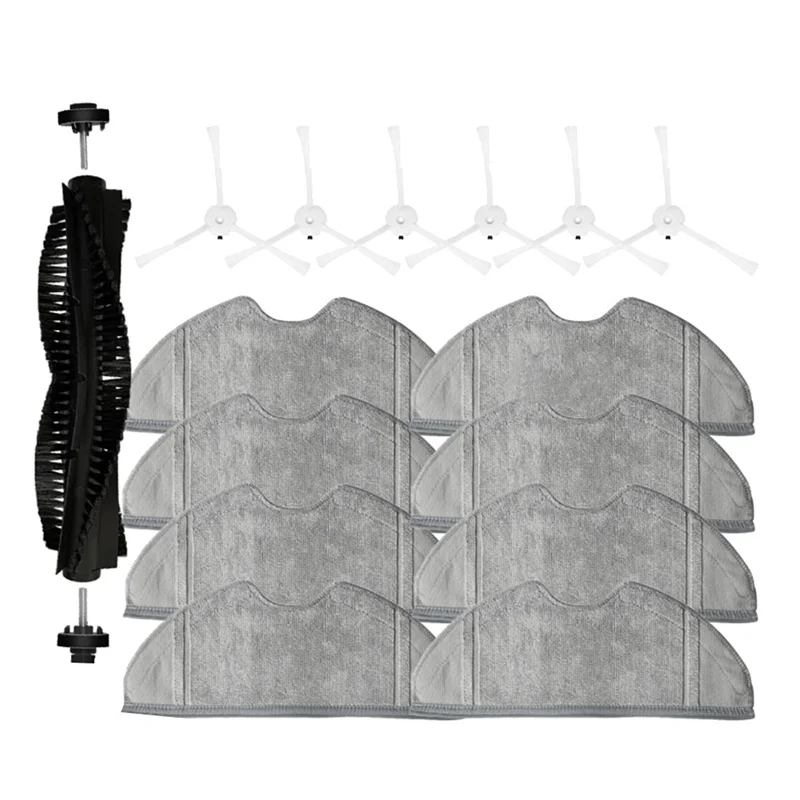 Spare Main Side Brush Roller Hepa Filter Mop Cloth for Qihoo 360 S5 / S7 Pro Robot Vacuum Cleaner Sweeper Acessories