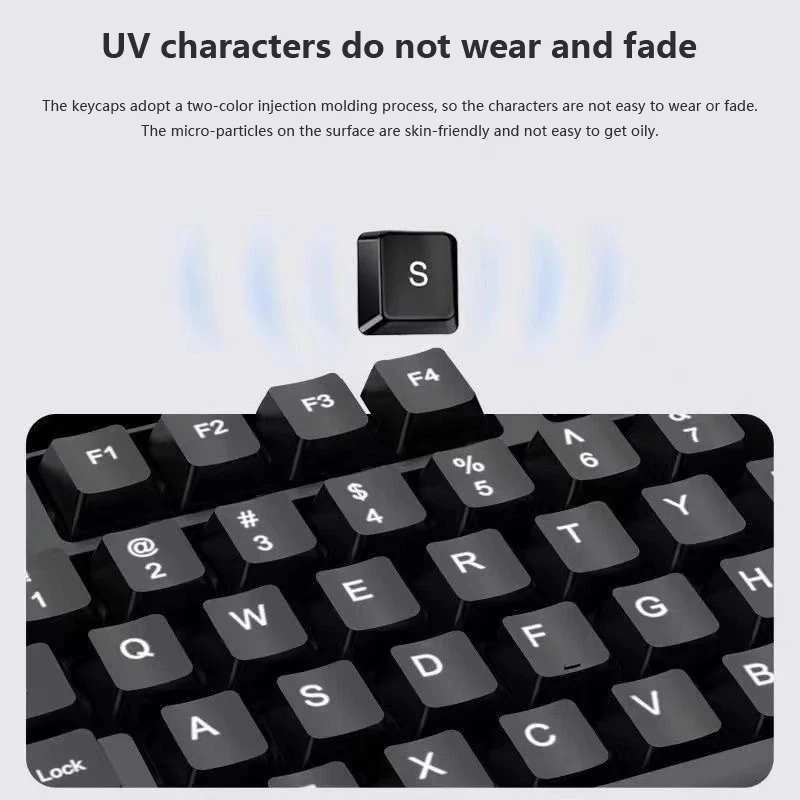 2.4G Wireless Keyboard Pc Keyboard USB Desktop Notebook Office Silent Wired Business Office Keyboard And Mouse Set