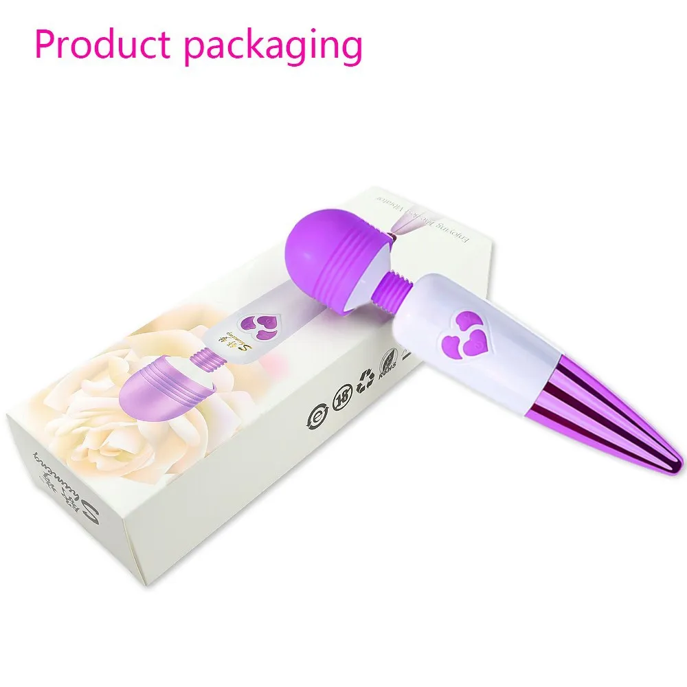 Vibrator Masturbator wanita, alat masturbasi tongkat ajaib Stimulator klitoris tahan air pemijat G Spot AV Stick produk seks dewasa Vibrator wanita