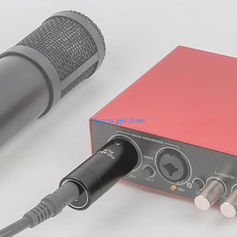 C7AB 3Pin Lavalier Microphone, Omnidirectional Clip On for DSLR Camera Auditory