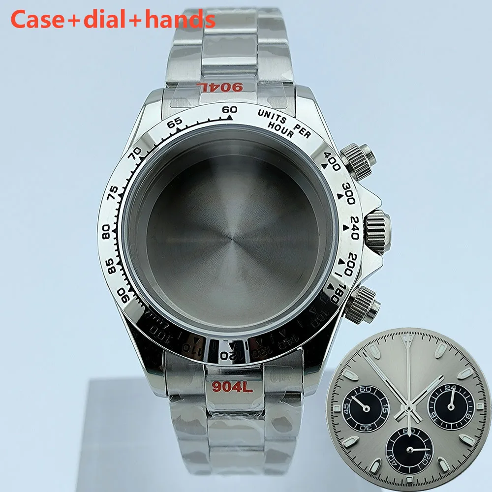 

VK63 case Watch case men's chronograph quartz watch 29mm dial suitable for VK63 movement watch accessories