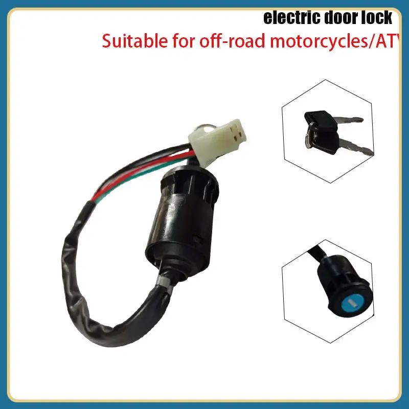 

Universal 4-Wire Motorcycle Ignition Key Lock Switch 4 Wire Fit for 50cc/110cc/125cc/150cc/200cc/250cc Mini Quad ATV Dirt Bike