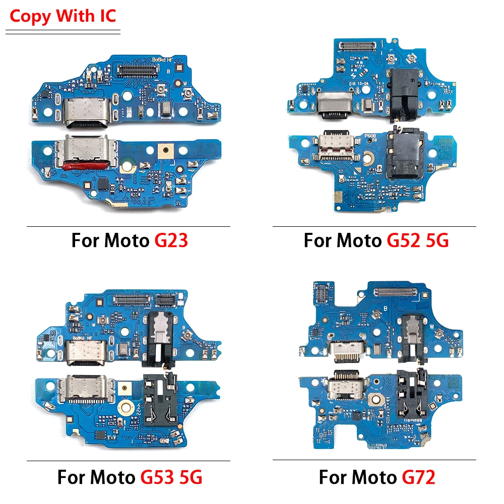 USB Charging Port Board Flex Cable Connector Parts For Moto E13 E22 E22i G13 G23 G32 G52 5G G53 5G G71S G82 5G G72