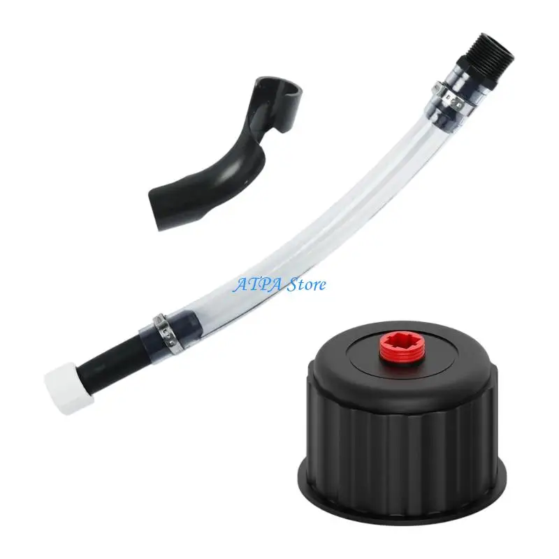 

U13C Filling Hose with Cap for Racing Jugs Car Motorcycles Flexible Leakproof