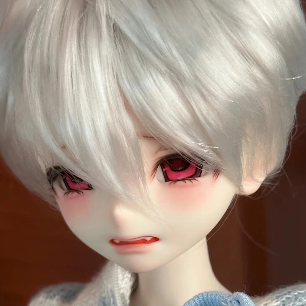 1/4 BJD Puppenkopf Anime Weinende Männerfigur aus Harzmaterial BJD Puppe Anime DIY Puppenkopf Ohne Make-up Spielzeug Geschenk – Detail 1