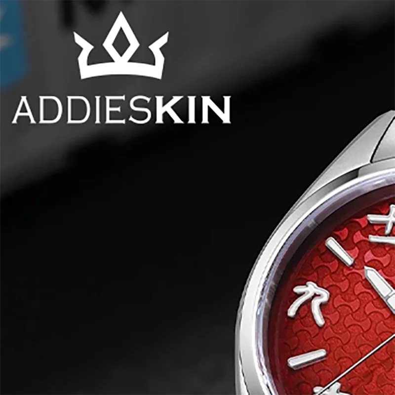 ADDIESKIN Men's Watch Miyota 9015 Mechanical Automatic Winding 100m Waterproof Sapphire 316L Stainless Steel Luxury Watch K011