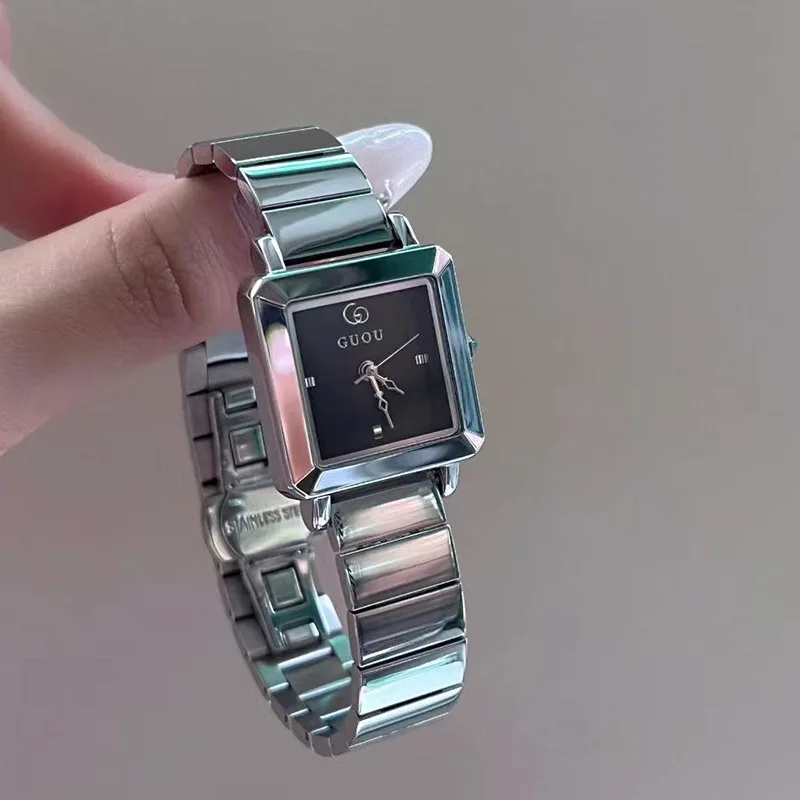 

Elegant Women'S Watches, High-End Selection, 2026 New Square Wristwatch, Quartz Luxury Steel Strap Women'S Watch.