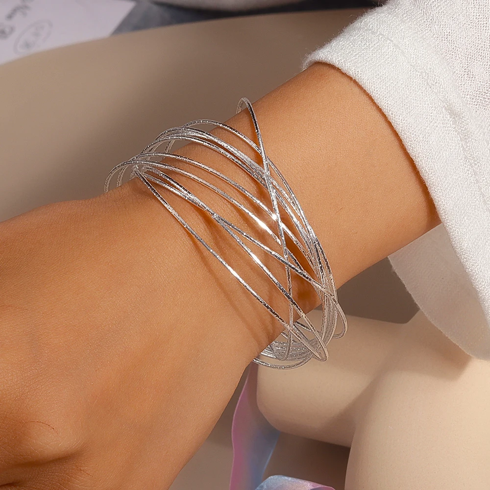 Aihua Bohemian Kristall türkisch glücklich blau Auge Armband Armreif für Frauen Gold Farbe Kette Armband Set Vintage Boho Schmuck Geschenke – Detail 20