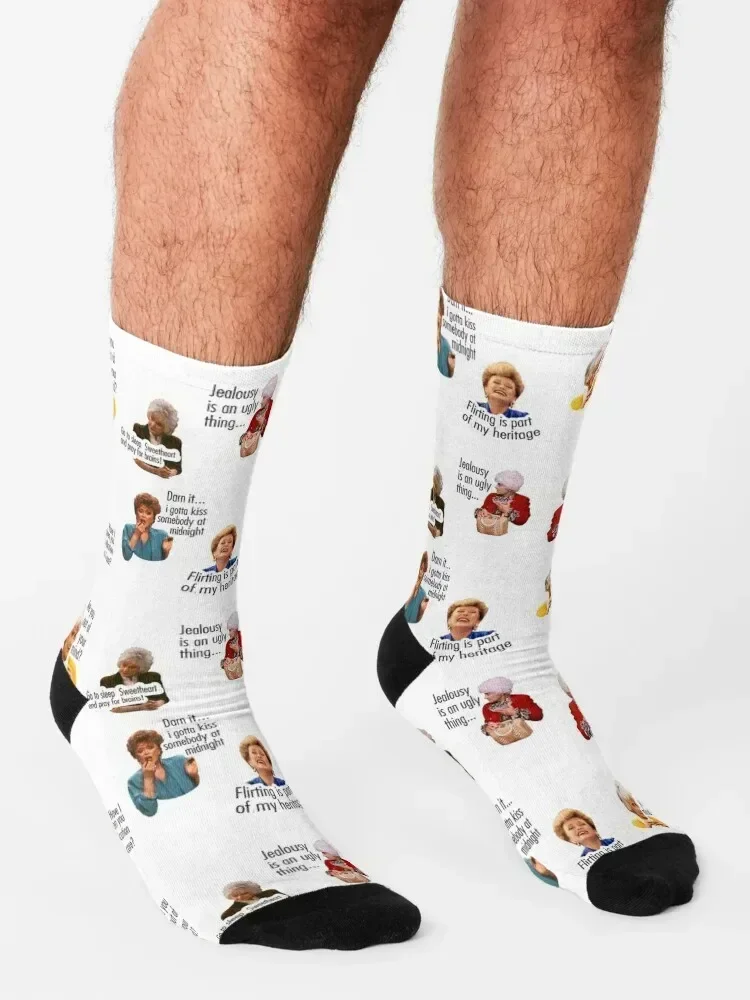 Golden Socks men cotton high quality bright garter floor man Ladies Socks Men's