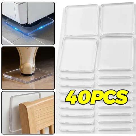 Anti Vibration PU Pads Washing Machine Shockproof Pad Non Slip  Table Feet Protectors Reusable Multipurpose Shock Absorbing Mats