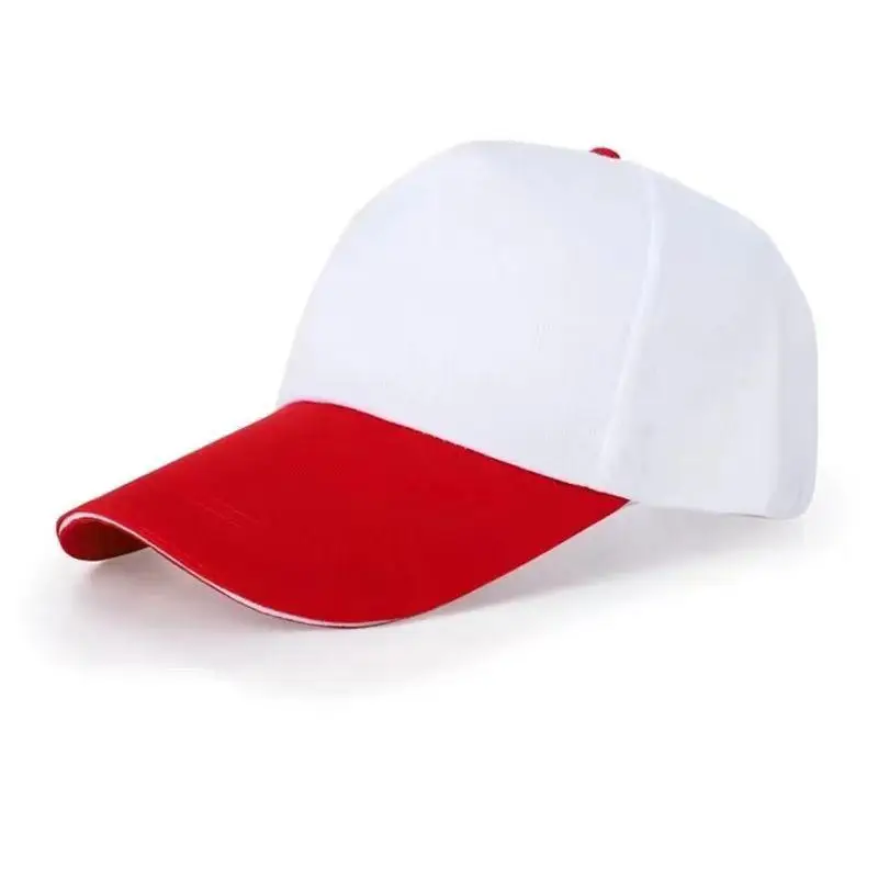 Summer Men's Color Blocked Baseball Cap Personalized Custom Design Printed Logo DIY Birthday Party Tourist Volunteer Sun Hat