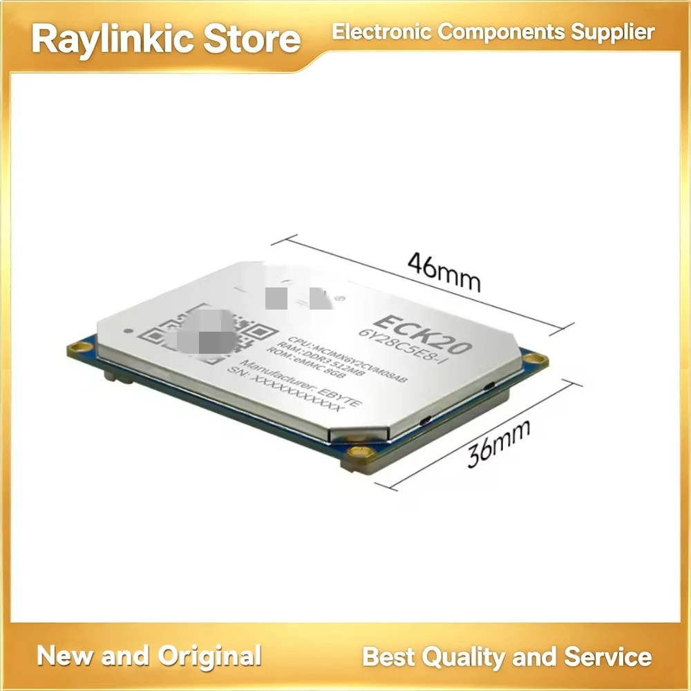 i.MX6ULL Core Board ARM Cortex A7 Dual Ethernet 256/512MB DDR3L EBYTE I/O Ports Linux Industrial Grade Computer Board