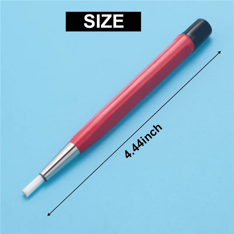 Stylo brosse antirouille pour montres, fibre de verre, laiton, acier, outil de polissage des rayures propres, outil de réparation de pièces de montre