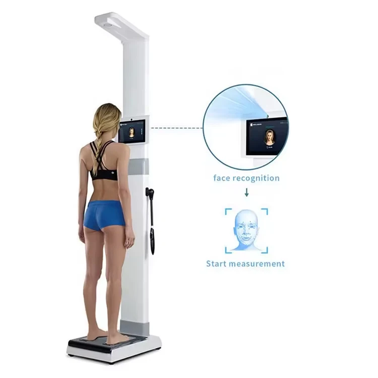 Body Fat Analysis Machine Body Height Measurement and Weighing Scale Body Analysis Bioimpedance System Height and Weight Scale
