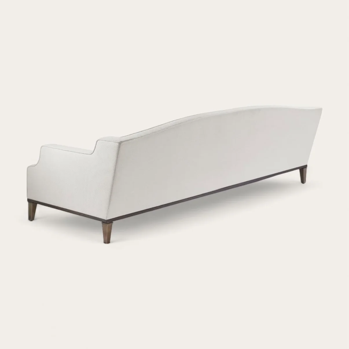 ^Luxury Chesterfield Three-Seat Sofa Deep Seat Slipcovered Living Room Furniture Fabric Material