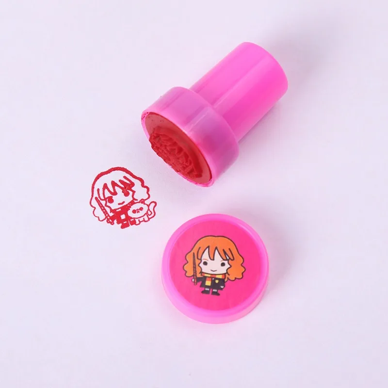 

Creativity Harries and Potters Series 12PCS Kawaii Seal Toy Cute Cartoon Character Pattern Seal Toy Boys and Girls Stationery