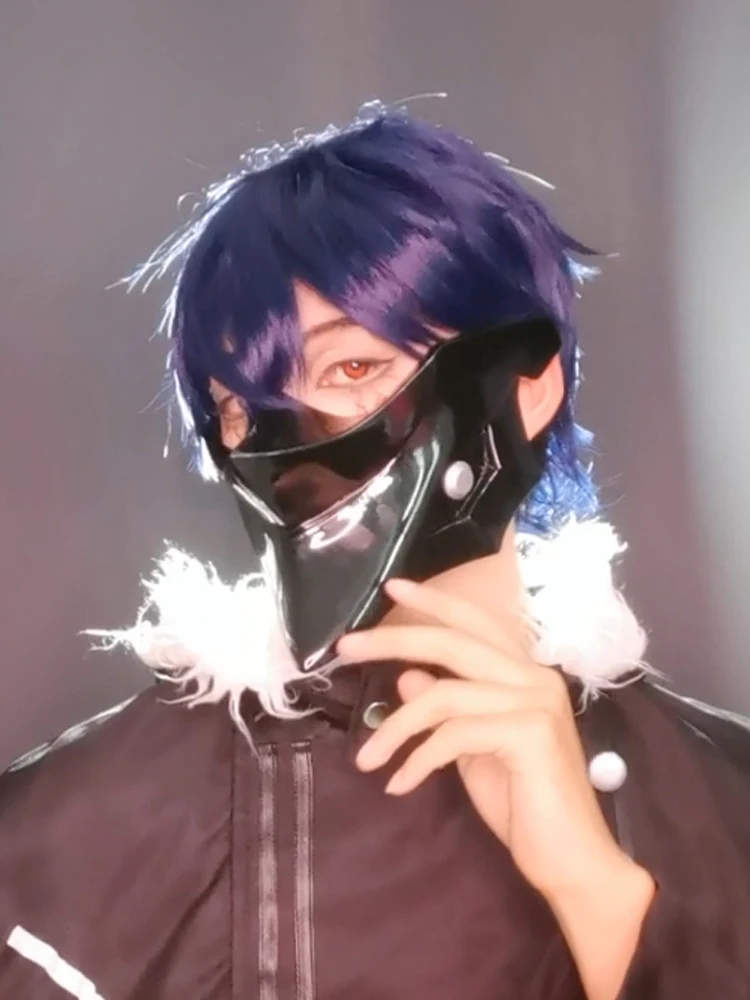 Tokyo Ghoul Kirishima Ayato en Kureo Mado Cosplay Masker Glasvezel Prop voor Anime Halloween Kostuum