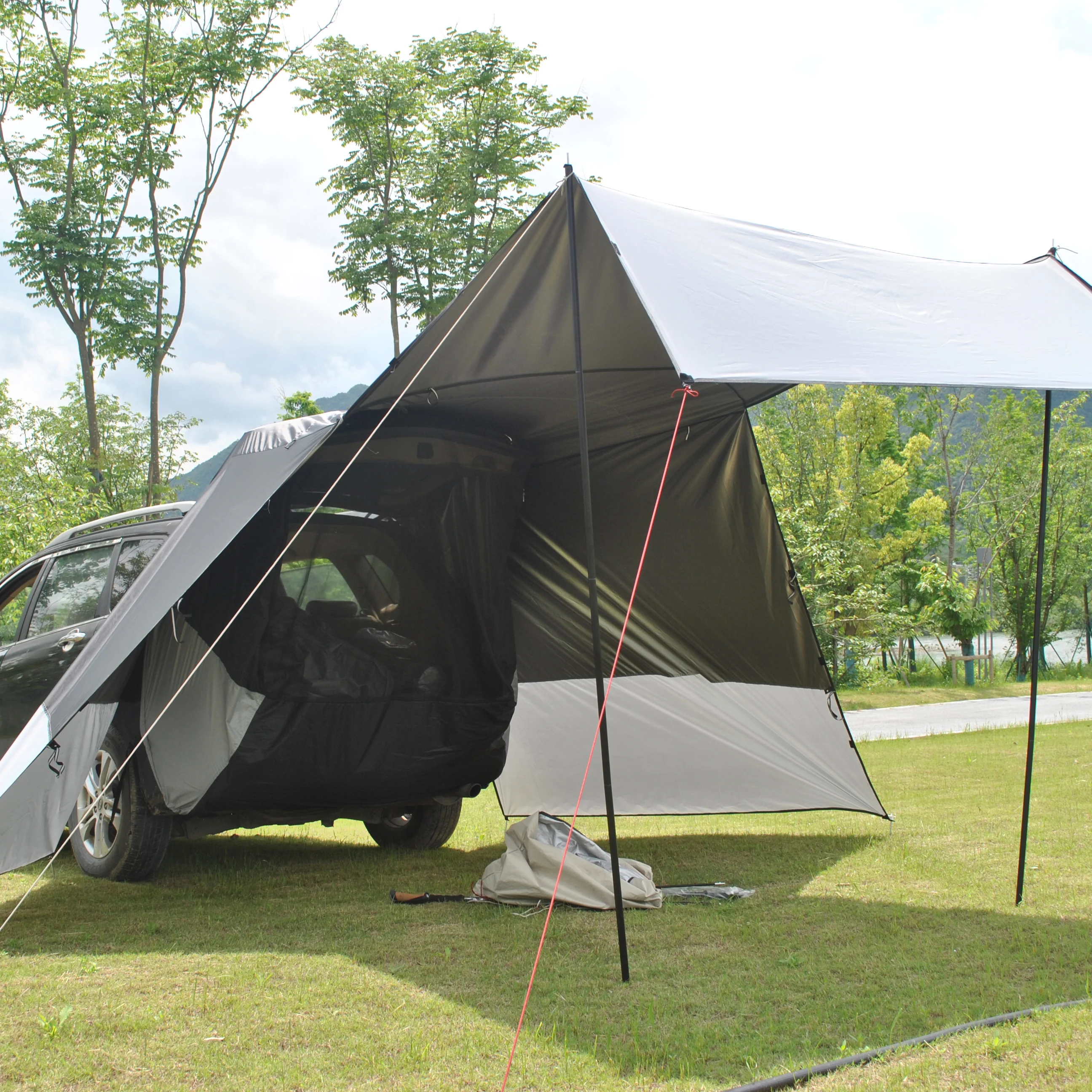 Tenda para porta-malas de carr - Outdoor Camping Van Tent avaliação e preço