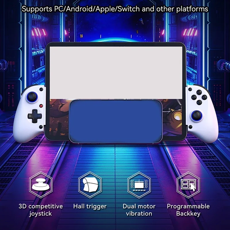 400 mAh Schnelllade-Dehnungs-Wireless-Game-Controller für SWITCH/Android/Apple IOS Tablet für PS3/PS4/XBOX-Game-Spieler