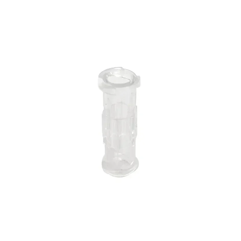 Luer lock conector para seringa fêmea para fêmea adaptador transparente juntas duplas acoplador médico estéril