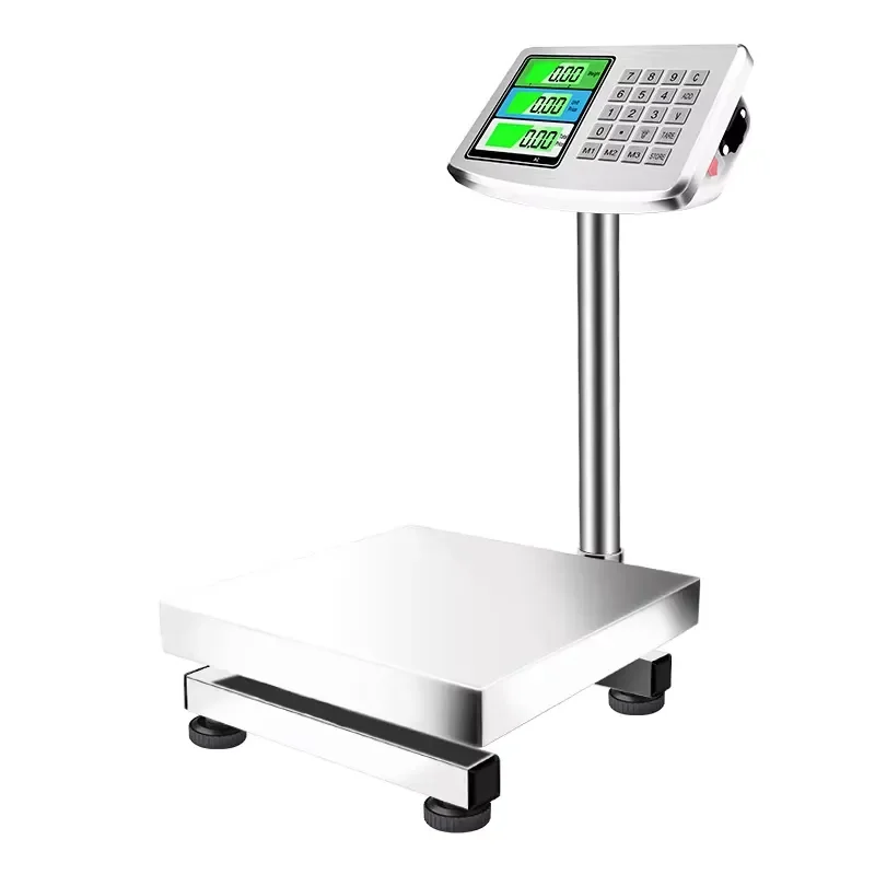 Digital Kitchen Scale 100kg Heavy Duty Platform Weighing Machine for Food Commercial Use High Precision Electronic Balance