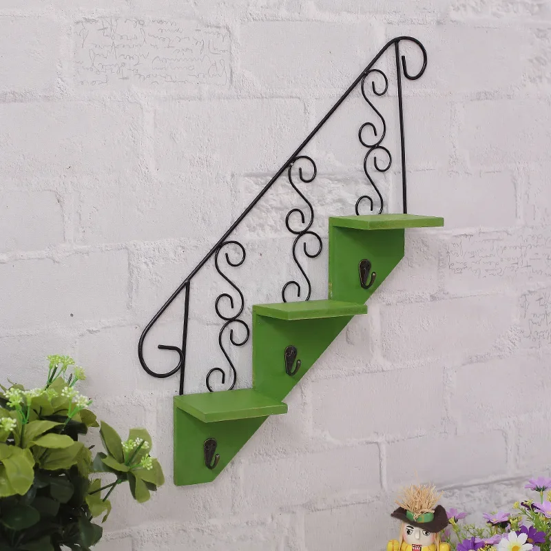 Retro Stair Wall Decor Simple Living Room Decoration Accessories Wall Hanging Ornaments for Interior Baby Room Home Decor Gift