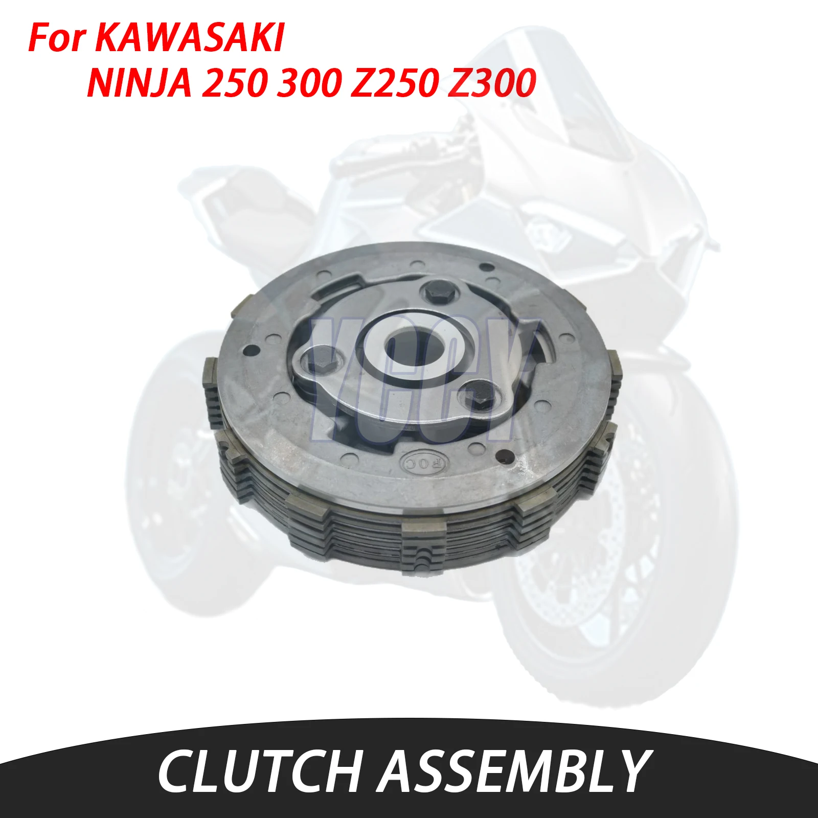 Motorcycle Engine Clutch Assembly Drum Disc Plate For KAWASAKI KLX250 KLX250S Ninja250 Ninja300 250SL Z300 Z250 Z NINJA KLX 250