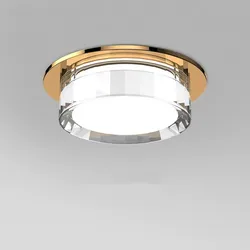 5W 7W 9W 12W AC220V Light Luxury LED Downlight Crystal Recessed Ceiling Spot Lighting Bedroom Kitchen Indoor Lamp